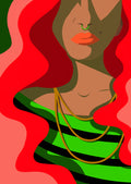 Red Lips - Paper Print