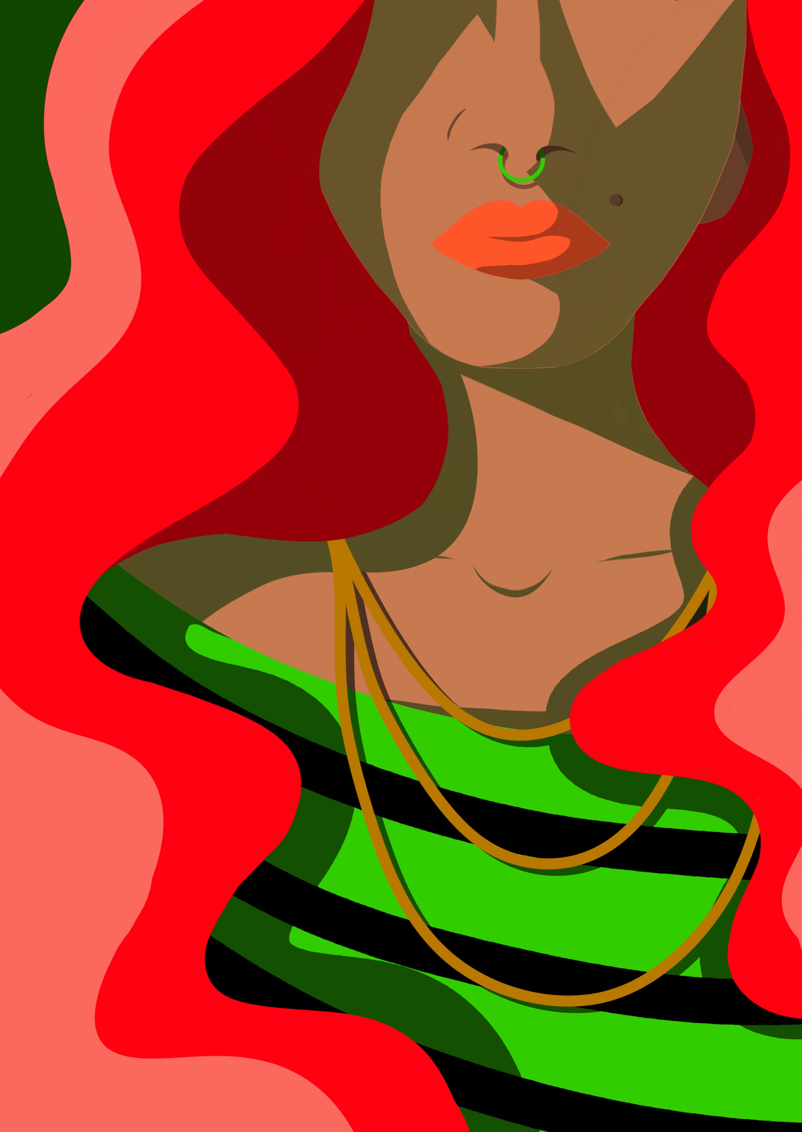 Red Lips - Paper Print