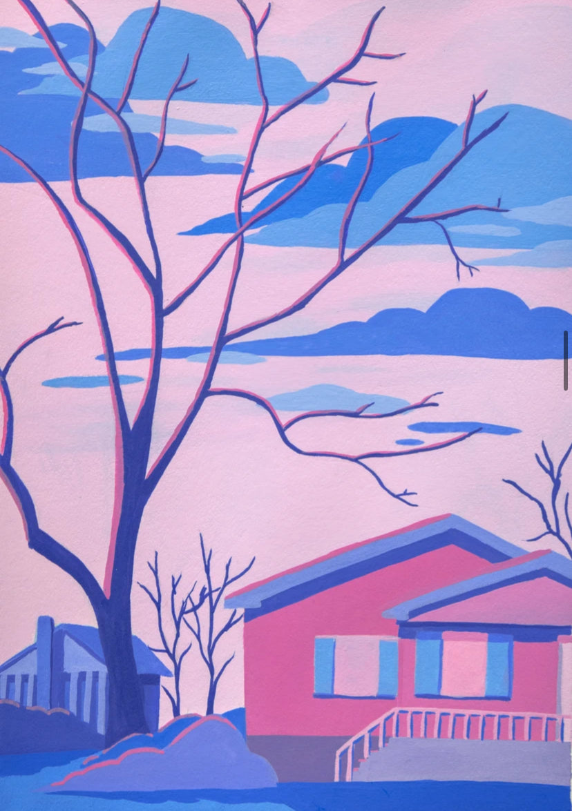 The Leaves have Gone - Paper Print