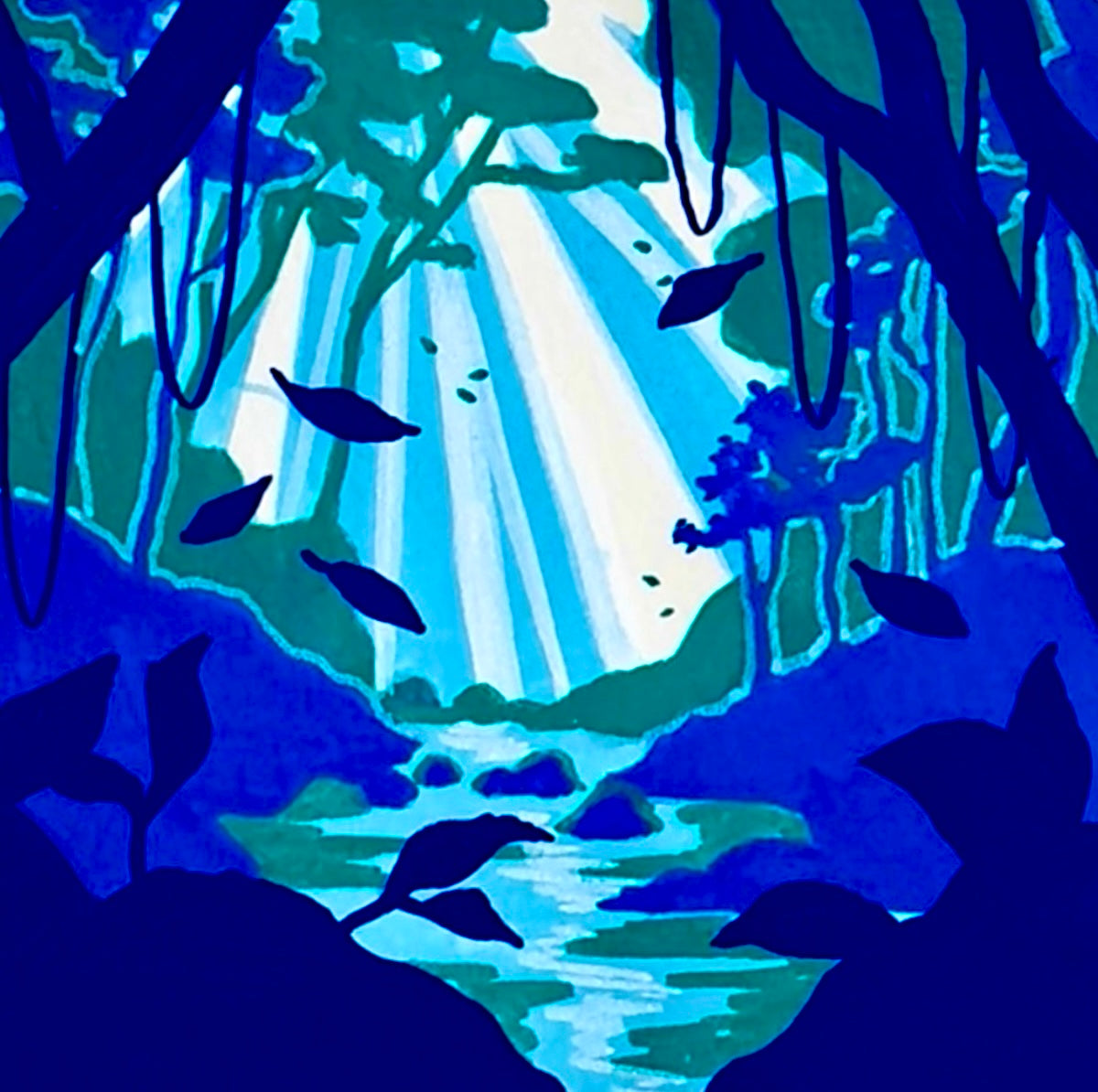 The Leaves Keep Falling (Mini Print)